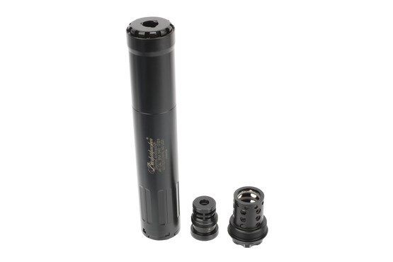 Griffin Armament Bushwhacker 46 silencer comes with a taper mount and piston booster
